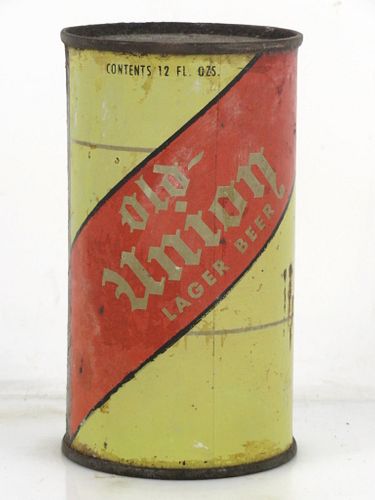 1952 Old Union Lager Beer 12oz 108-31 Flat Top Can Jacksonville Florida
