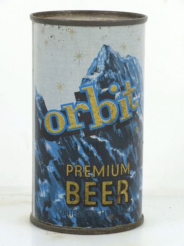1960 Orbit Premium Beer 12oz 109-17.3 Flat Top Can Tampa Florida