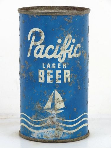 1941 Pacific Lager Beer 12oz 112-10 Flat Top Can San Francisco California