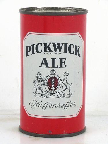 1954 Pickwick Ale 12oz 115-02.1 Flat Top Can Boston Massachusetts