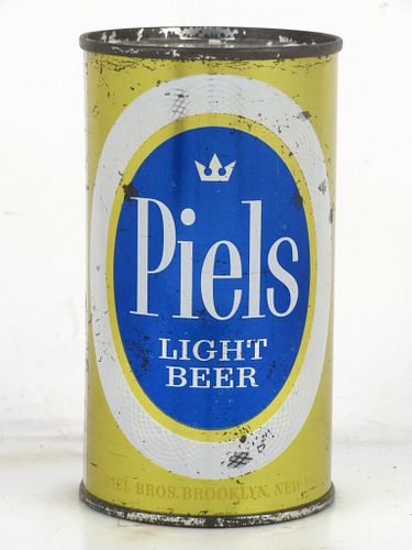 1955 Piels Light Beer 12oz 115-19 Flat Top Can Brooklyn New York