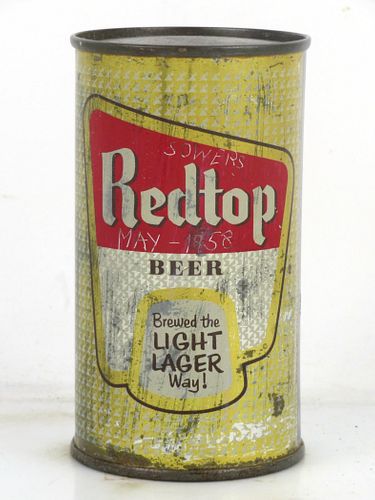 1952 Redtop (Bock) Beer 12oz 120-22a Flat Top Can Cincinnati Ohio