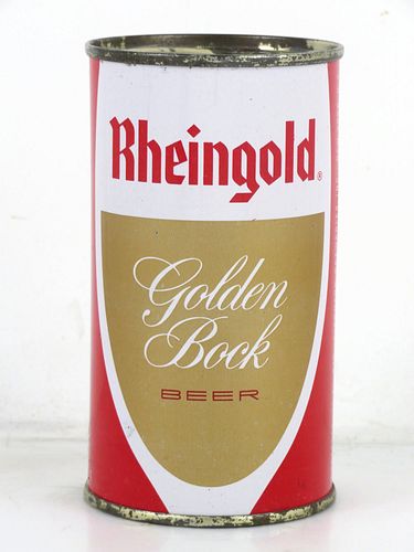 1959 Rheingold Golden Bock Beer 12oz 124-19 Flat Top Can New York (Brooklyn) New York