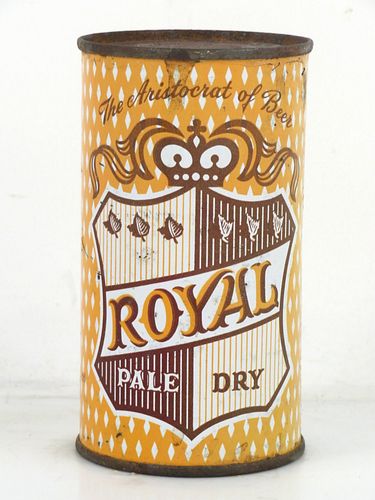 1952 Royal Beer 12oz 125-20 Flat Top Can Los Angeles California