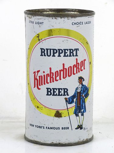 1953 Ruppert Knickerbocker Beer 12oz 126-13.1 Flat Top Can New York New York