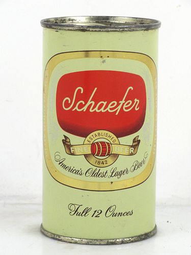 1954 Schaefer Fine Beer 12oz 128-13.0 Flat Top Can Brooklyn New York