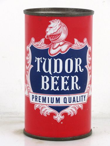 1957 Tudor Beer 12oz 140-23.2 Flat Top Can Chicago Illinois