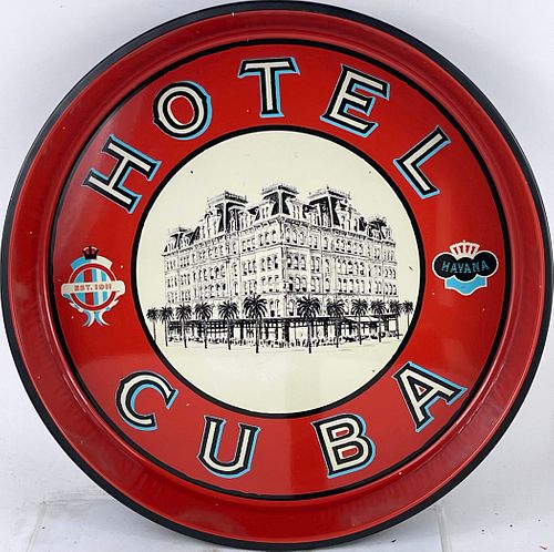1955 Hotel Cuba 15 Inch Serving Tray 