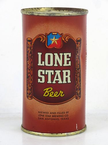 1950 Lone Star Beer Flat Top Can San Antonio, Texas