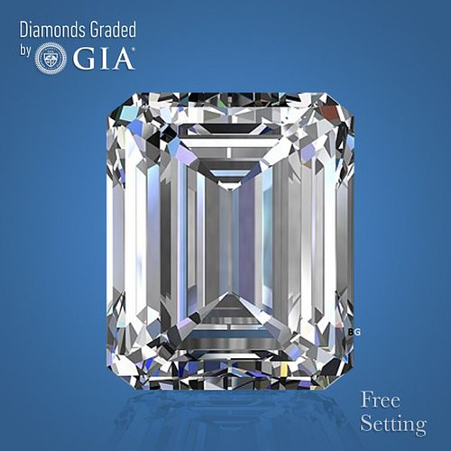 NO-RESERVE LOT: 1.51 ct, G/IF, Emerald cut GIA Graded Diamond. Appraised Value: $43,200 