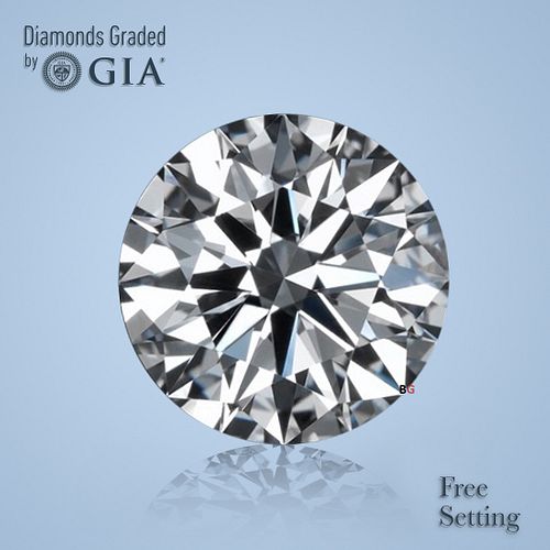 NO-RESERVE LOT: 1.51 ct, E/VS2, Round cut GIA Graded Diamond. Appraised Value: $49,700 