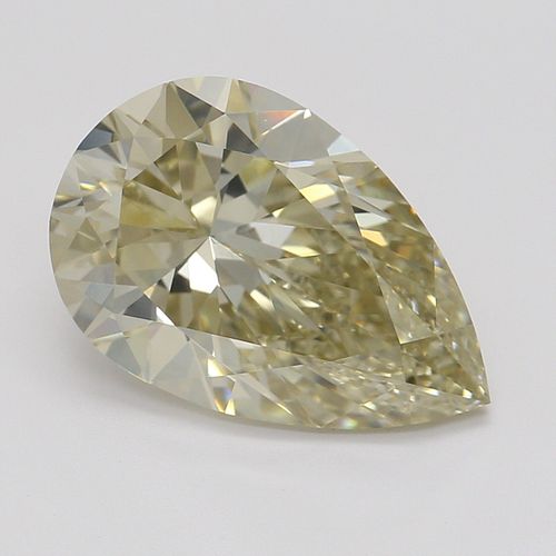 2.01 ct, Natural Fancy Light Brownish Yellow Even Color, SI1, Pear cut Diamond (GIA Graded), Appraised Value: $19,500 