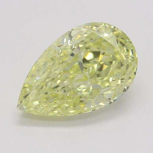1.50 ct, Natural Fancy Yellow Even Color, SI1, Pear cut Diamond (GIA Graded), Appraised Value: $26,300 