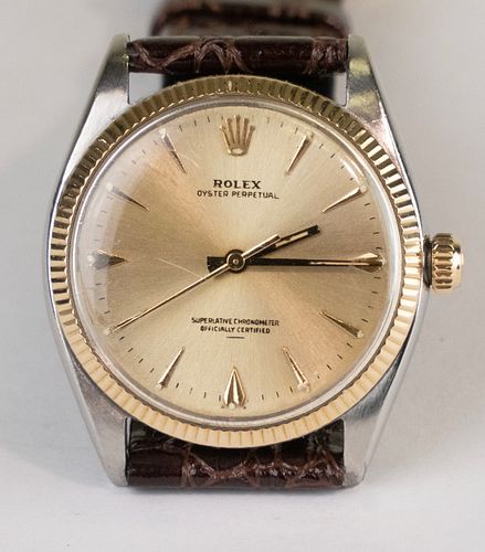 Rolex Oyster Perpetual Superlative Chronometer~ 14K Fluted bezel~ Ref. 6567