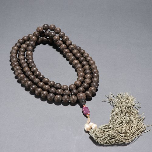 CHENXIANG WOOD STRING NECKLACE