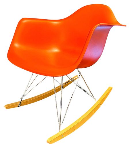 EMPIRE EAMES HERMAN MILLER Molded Shell Rocking Chair, VITRA