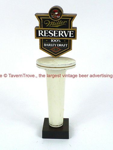 1990s Miller Reserve Beer 9 Inch Tap