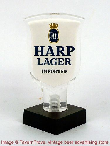 1960s Ireland Guinness Harp Lager 4¼" Acrylic Tap Handle