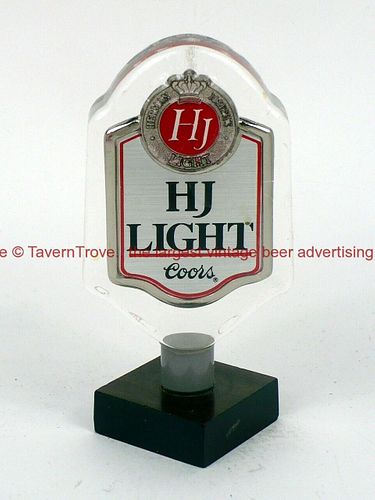 1980s Coors Herman Joseph's Hj Light 5¼ Inch Acrylic Tap
