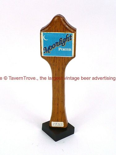 1980s Stevens Point Contract Moonlight Porter 9¼" Wood Tap