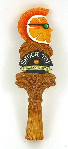 1990s Shock Top Belgian White Beer 8 Inch Tap Handle