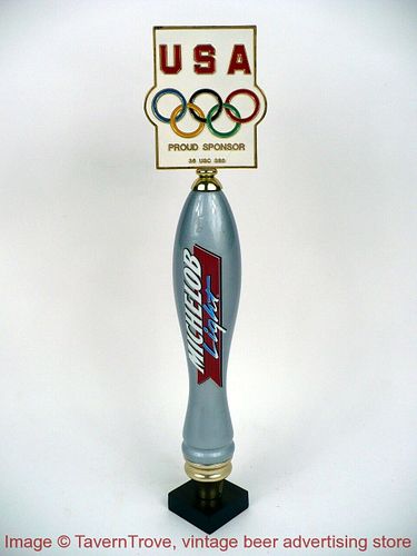 1990s Michelob Light Olympics Sponsor 15 Inch Pub-Style Tap Handle