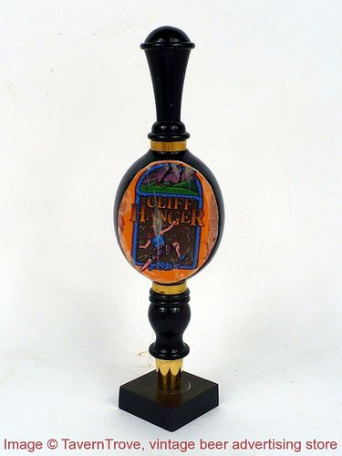 Original 1980 Colorado Boulder Cliff Hanger Ale 9½" Wood Tap Handle