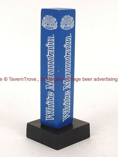 1980s White Mountain Wine Cooler (Blue) 5 inch Wood Tap Handle