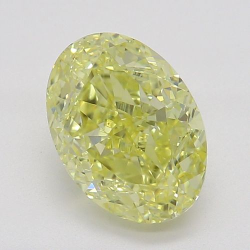 1.01 ct, Natural Fancy Intense Yellow Even Color, VS1, Oval cut Diamond (GIA Graded), Appraised Value: $25,500 
