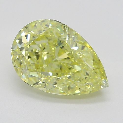 1.01 ct, Natural Fancy Yellow Even Color, IF, Pear cut Diamond (GIA Graded), Appraised Value: $22,100 
