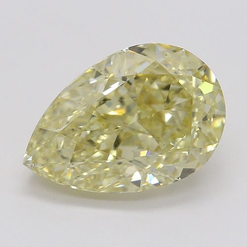 2.01 ct, Natural Fancy Brownish Yellow Even Color, SI1, Pear cut Diamond (GIA Graded), Appraised Value: $21,200 