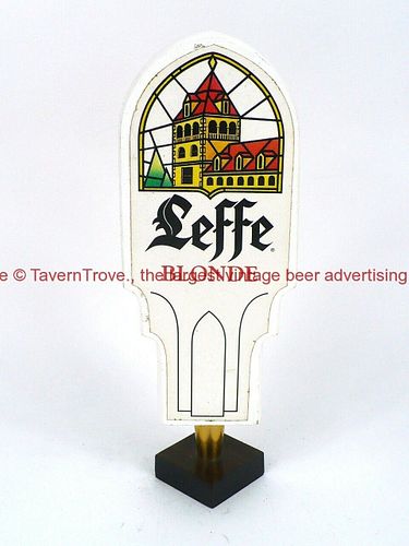 1980s Belgium Leffe Blonde 10½ Inch Wood Tap