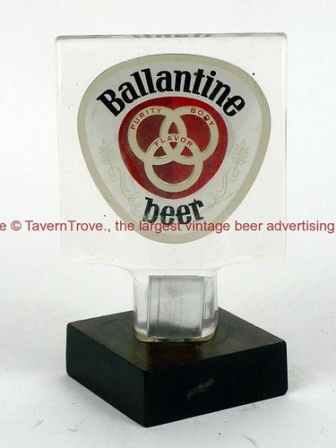 1970s Newark Ballantine Beer 3½ Inch Acrylic Tap