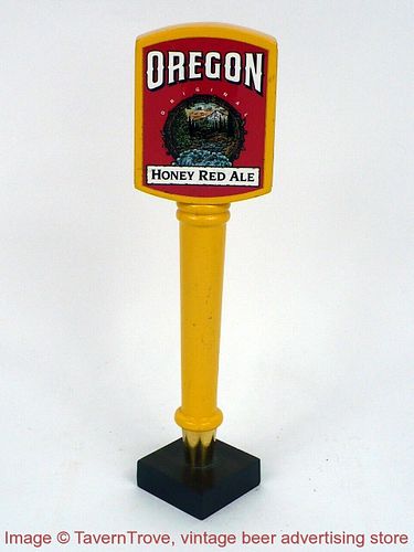 1990s Oregon Honey Red Ale 9½ Inch Wood Tap Handle