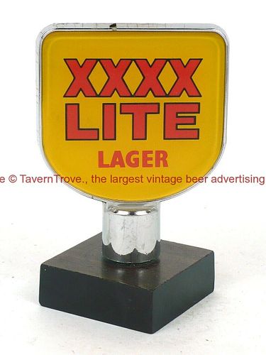 1980s Australia Castlemaine XXXX Lite Lager 3¾ Inch Tap Handle