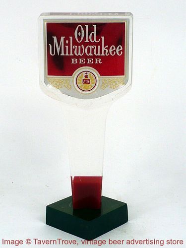 1970s Old Milwaukee Beer 6½" Acrylic Tap