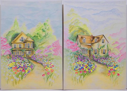 Two Illustrations of Country Homes