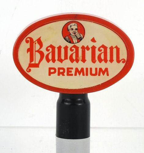 1955 Bavarian Premium Beer 2¾ Inch Tap Handle Pottsville Pa