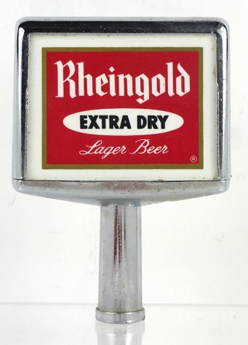 1965 Rheingold Beer 5 Inch Tap Handle Brooklyn Ny