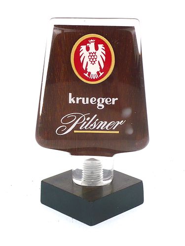 1966 Krueger Pilsner Beer Acrylic Tap Handle