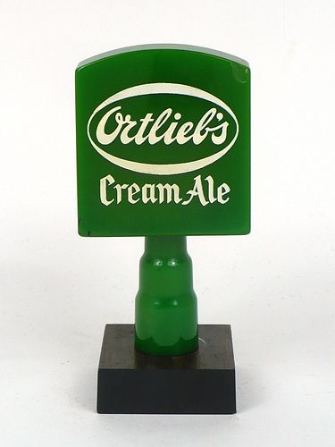 1955 1955 Ortlieb's Cream Ale 4¾ Inch Tap Handle
