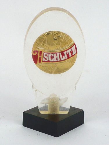 1960S Milwaukee Schlitz Beer 4¾ Inch Acrylic Tap Handle