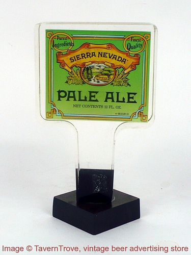 1990s Sierra Nevada Pale Ale 5¾ Inch Acrylic Tap Handle