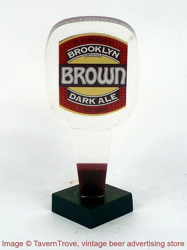 1980s Brooklyn Brown Ale 6" Acrylic Tap Handle