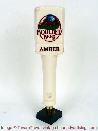 1980s Colorado Boulder Amber Beer 11 Inch Ceramic Tap Handle
