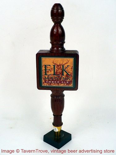 1990s Elk Mountain Amber Ale 12¼ Inch Wood Tap Handle