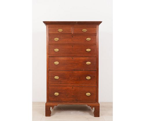 MASSIVE CHIPPENDALE TALL CHEST