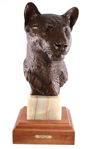 Jack Putnam (1925 - 2009) "Mountain Lion" Bronze