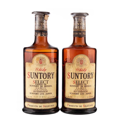 Whisky Suntory. Select. Estado de México. México. Piezas: 2. En presentación de 750 ml.