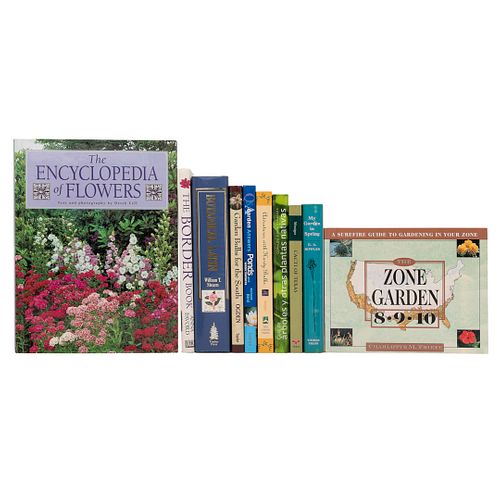 Garden Answers Ponds and Water Features / Garden Bulbs for the South /  Botanical Latin / The Border Book / The Encyclopedia of F...